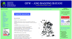 Desktop Screenshot of ofw-bagongbayani.com